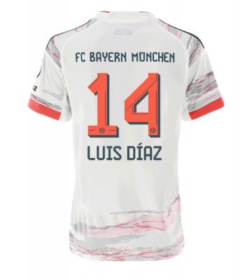 Bayern Munich Luis Diaz #14 Replica Away Stadium Shirt for Women 2025-26 Short Sleeve